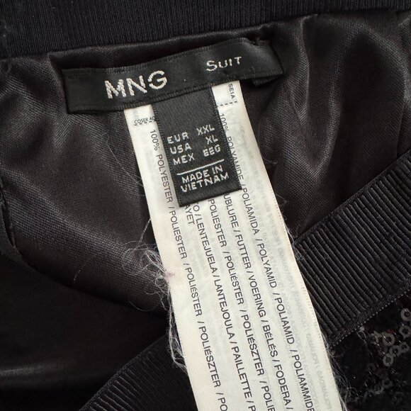 Sequin Leopard Print Skirt - Picture 3 of 3